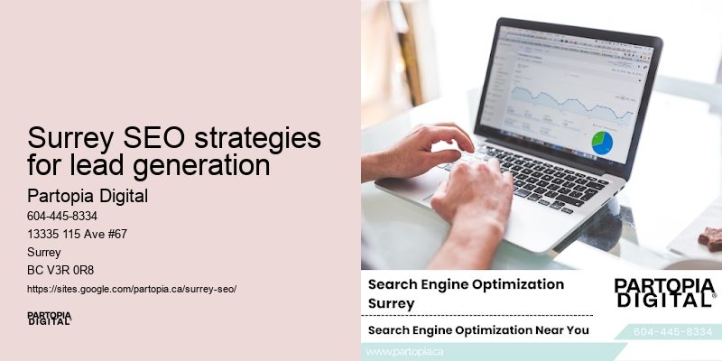SEO consultant Surrey SEO strategies for lead generation