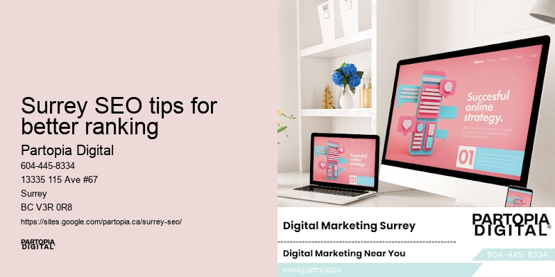 SEO optimization services Surrey SEO tips for better ranking BC