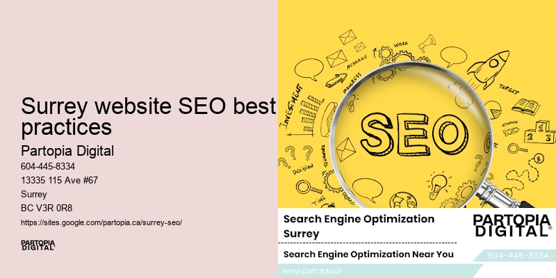 Top SEO ranking services in Surrey website SEO best practices