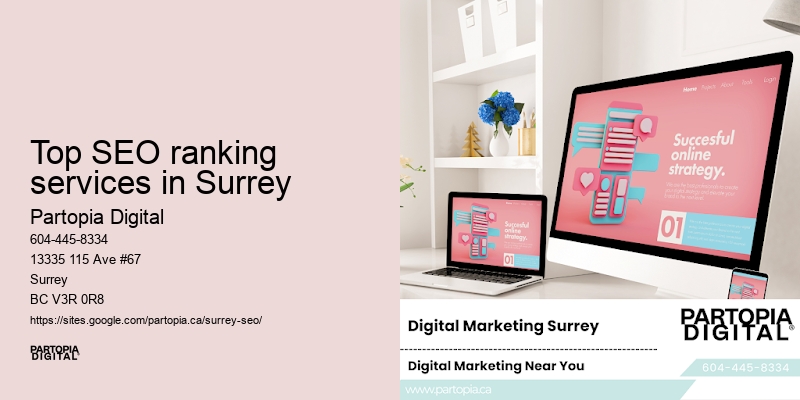 Top SEO ranking services in Surrey SEO