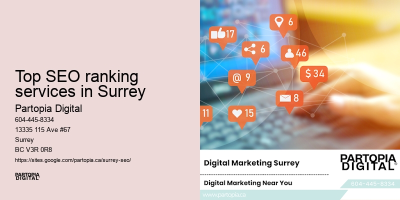 SEO optimization Top SEO ranking services in Surrey